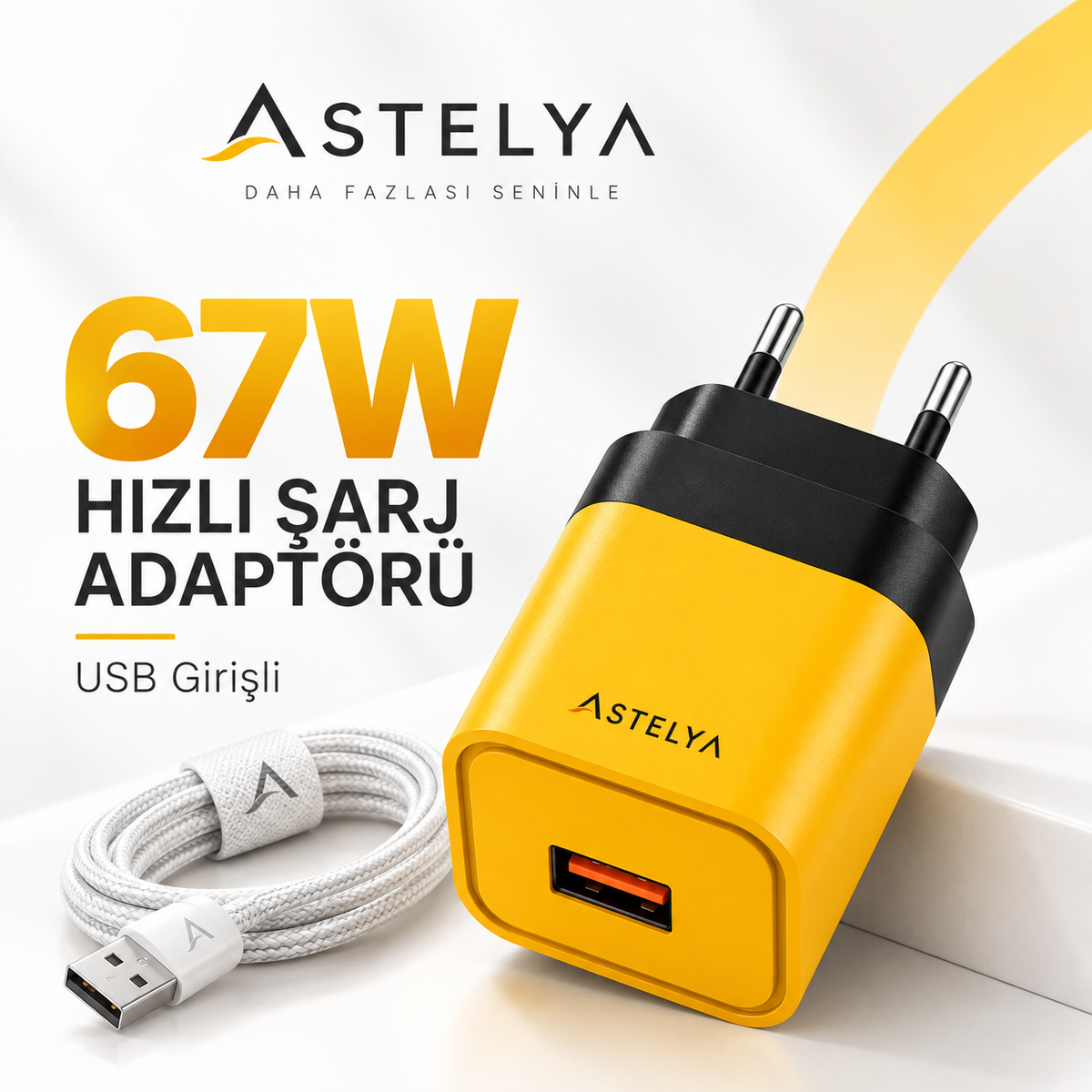 Astelya® Hızlı Şarj Adaptörü