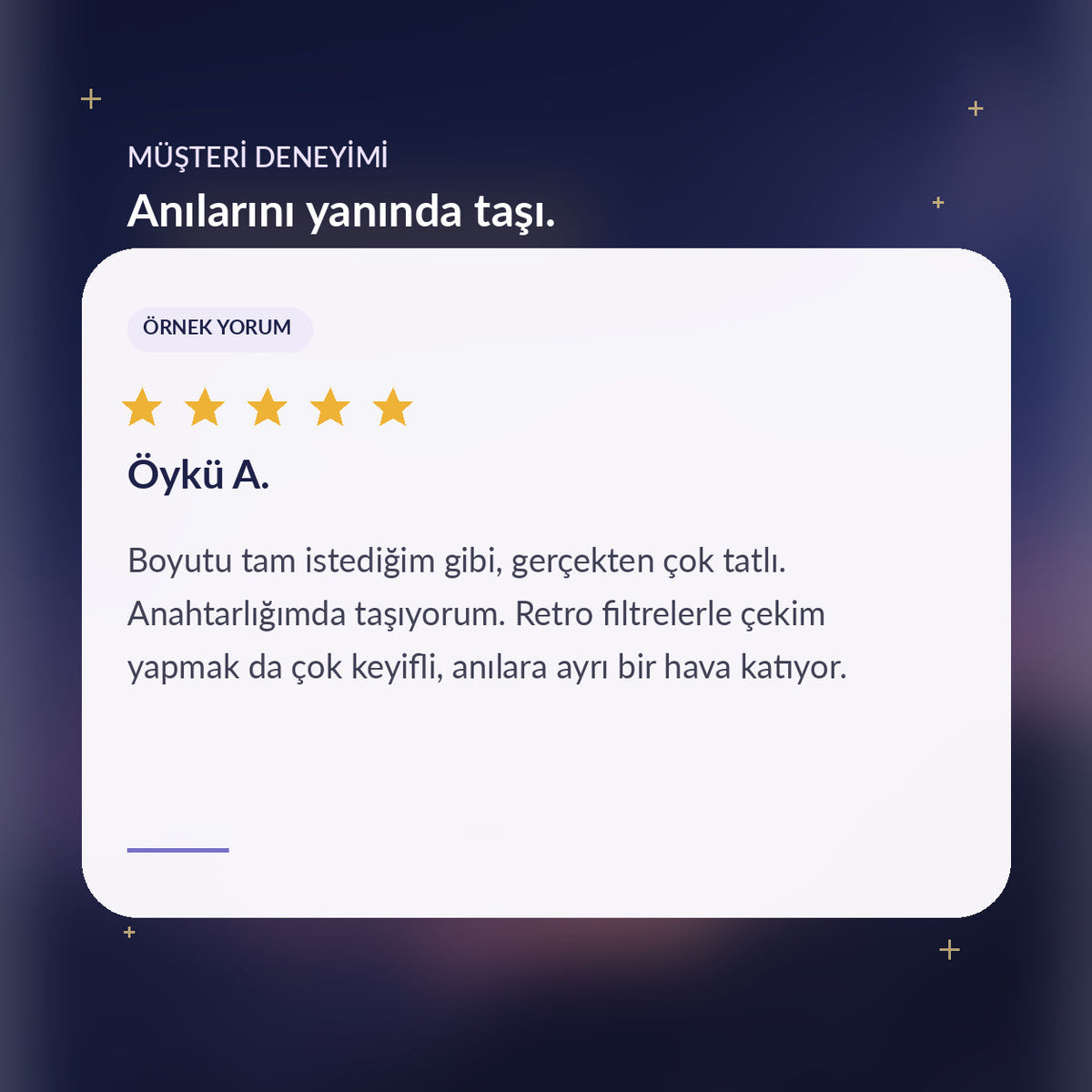 Astelya® Retro Mini Kamera Anahtarlık